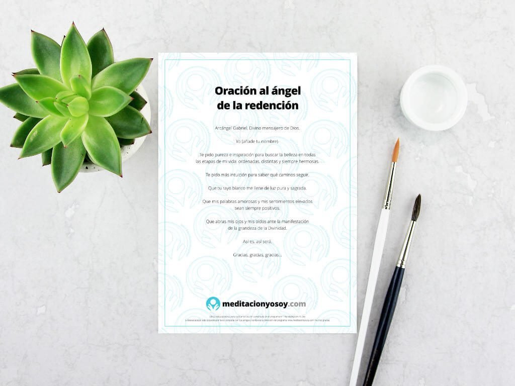 Oración al ángel de la redención