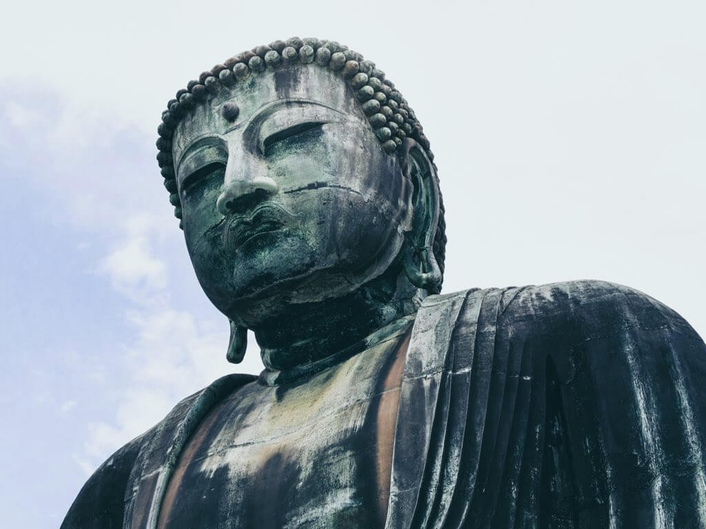 Representación de Buda para la historia de Mahakashyapa